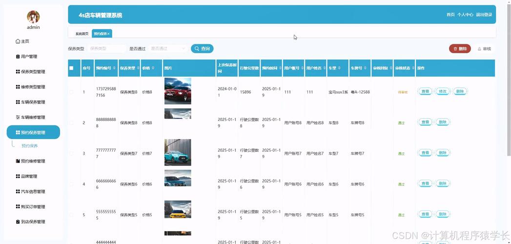 java源码案例-基于springboot的4s店车辆管理系统(源码 文档 远程调试